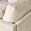 Ottilie Beige Fabric 2 Seater Sofa