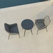 Maze Zest Flanelle 2 Seater Round Garden Bistro Set