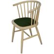 2 x Twyford Green Curved Dining Chair
