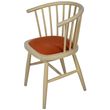 2 x Twyford Rust Curved Dining Chair