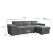 Artemis Grey Fabric Pull Out Universal Corner Sofabed