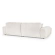 Jacob Cream Fabric Corner Sofa - LHF