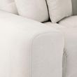 Jacob Cream Fabric Corner Sofa - LHF