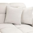 Jacob Cream Fabric Corner Sofa - LHF