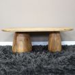 Dutch Mango Wood Oval Coffee Table