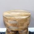 Dutch Mango Wood Small Round Side Table - 40cm