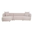 Kingston Natural Fabric Lounge Sofa - LHF