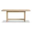 Cara Oak 6-8 Seater Extending Dining Table - 150cm-195cm