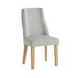2 x Luna Beige Fabric Dining Chair