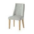 2 x Luna Beige Fabric Dining Chair