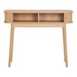 Nikko Pine Wood Fluted 2 Door Curved Console Table