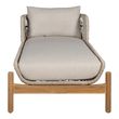 Terracina Beige Rope Garden Sun Lounger