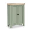 Salcombe Sage Oak 2 Door Shoe Cabinet