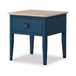 Marlow Blue 1 Drawer Lamp Table