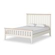 Marlow White 4ft 6in Double Slatted Bed