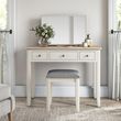 Marlow White 3 Drawer Dressing Table Set