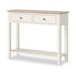 Marlow White 2 Drawer Console Table
