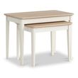 Marlow White Nest of 2 Tables