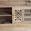 Hiram Carved Mango Wood 2 Door TV Unit