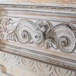 Halambres Distressed Carved Mango Wood 4 Door Extra Large Sideboard - 225cm