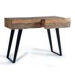 Karlstad Acacia Wood 2 Drawer Console Table