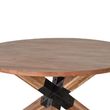Monza Natural Acacia Wood 4 Seater Round Dining Table - Sizes Available