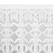Khristich White Carved Wood Headboard - 165cm