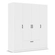 Rauch Bari 181cm 4 Door Wardrobe - Alpine White