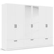 Rauch Bari 271cm 6 Door Combi Wardrobe with Drawers - Alpine White