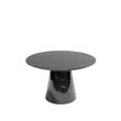 Carrera Black Marquina Engineered Marble 4-6 Seater Round Dining Table - 130cm