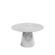 Carrera Armani Grey Engineered Marble 4-6 Seater Round Dining Table - 130cm
