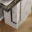 Venice Armani Grey Engineered Marble Console Table