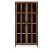 Rieti Industrial Style Mango Wood 2 Door Display Cabinet