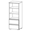 Rauch Joel 2 Drawer Shelving Unit - Alpine White