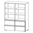 Rauch Joel 4 Drawer Shelving Unit - Alpine White