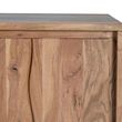 Monza Natural Acacia Wood 4 Door Large Sideboard - 172cm