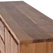 Monza Natural Acacia Wood 4 Door Large Sideboard - 172cm