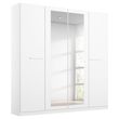 Rauch Modi 181cm 4 Door Wardrobe with Mirror - Alpine White