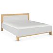 Rauch Credo 6ft King Size Bed - Silk Grey and Artisan Oak