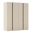 Rauch Luana 201cm 4 Door Wardrobe - Champagne and Atlantic Dark Oak