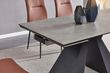 Cassino 6-10 Seater Grey Ceramic Extending Dining Table - 160cm-240cm