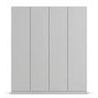 Rauch Wingview Lite 181cm 4 Door Wardrobe - Silk Grey