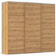 Rauch Evelyn 242cm 3 Door Sliding Wardrobe - Wild Oak
