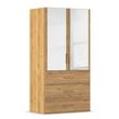 Rauch Evelyn 101cm 2 Door Combi Wardrobe - H 197cm - Wild Oak