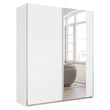 Rauch Kronach 175cm 2 Door Sliding Wardrobe with Mirror - Alpine White