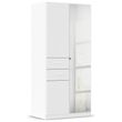 Rauch Maika 91cm 3 Door Combi Wardrobe - H 197cm - Alpine White
