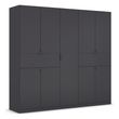 Rauch Ticao 226cm 9 Door Wardrobe - Metallic Dark Grey