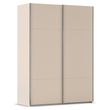 Rauch Contido 162cm 2 Door Sliding Wardrobe with Extras - Champagne