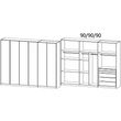 Rauch Monostar 271cm 6 Door Wardrobe with Extras - Alpine White
