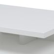 Ashlan White Painted 1 Drawer Wall Mounted Floating Bedside Table